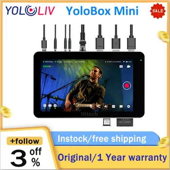 YoloLiv YoloBox Mini-Ультрапортативный интеллектуальный кодировщик и монитор прямой трансляции 