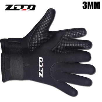 ZCCO 3 мм Неопреновые плавательные перчатки для дайвинга S-2XL, сохраняющие тепло, Перчатки для рыбалки, плавания, Зимние перчатки для подводного плавания, гребли