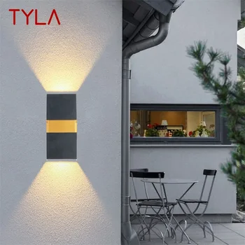 · Уличный настенный светильник TYLA, Современная Светодиодная лампа, Водонепроницаемые бра, Украшения для дома, лестницы на крыльце