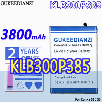 Аккумулятор GUKEEDIANZI большой емкости KLB300P385 3800mah для аккумуляторов мобильных телефонов Konka S5 510
