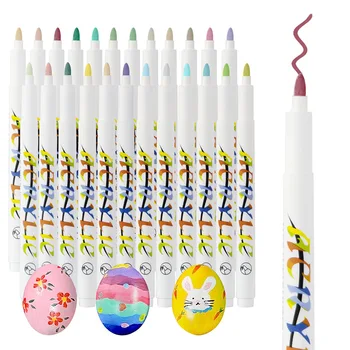 Акриловый маркер Morandi Color 12/24 цвета на водной основе, детская нетоксичная водонепроницаемая нейлоновая акварельная ручка с ручной росписью, сделанная своими руками