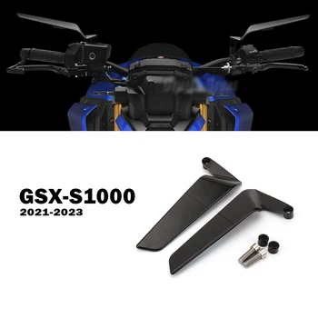 Аксессуары GSX-S1000 Мотоцикл Регулируемое Боковое Крыло для Suzuki GSX-S 1000 GSXS GSXS1000 2021-2023 Зеркало Заднего Вида Алюминий