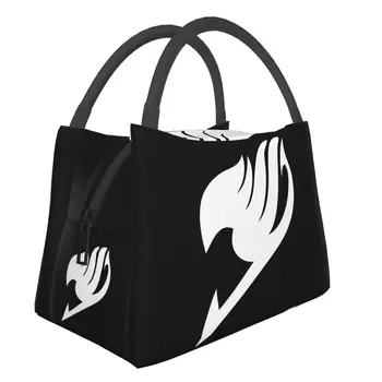 Аниме Fairy Tail Термоизолированная сумка для ланча Женская Многоразовый контейнер для ланча для кемпинга на открытом воздухе, для хранения еды в путешествиях, Коробка для еды