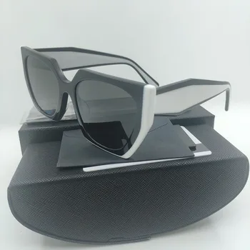 Ацетатные Женские Квадратные солнцезащитные очки Для женщин, черные Ретро-оттенки, Брендовая дизайнерская обувь, модные товары, мода на солнцезащитные очки UV400