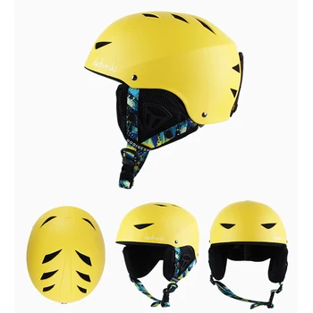 Безопасный детский лыжный шлем для занятий спортом на открытом воздухе, шлем для сноуборда, детское лыжное снаряжение