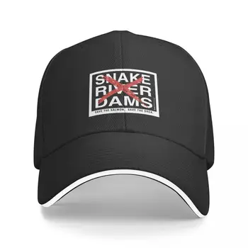 Бейсбольная кепка No Snake River Dams, солнцезащитная кепка для гольфа, мужская Женская кепка для гольфа