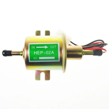 Бензиново-электрический топливный насос низкого давления HEP-02A 12 В 24 В Дизельный насос для перекачки топлива EP-500-0 для деталей экскаватора