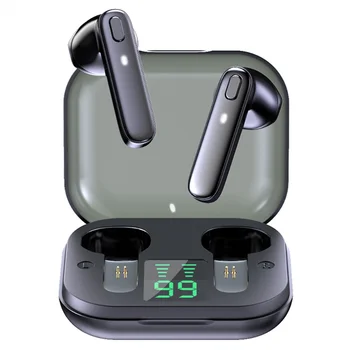 Беспроводной цифровой дисплей R20 TWS Touch, наушники Bluetooth, стереофонические бинауральные звонки, длительный срок службы батареи
