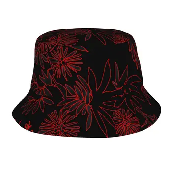 Бесшовная панама с цветочным узором для мужчин и женщин, летние кепки для рыбаков, походов на открытом воздухе