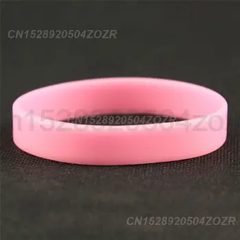 Браслет из силиконовой резины, гибкий браслет-манжета, спортивный повседневный браслет для женщин, мужчин, модный браслет 12 цветов