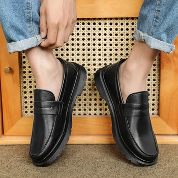 Весна и лето 2023 высококачественная деловая обувь большого размера, дышащая повседневная мужская обувь, обувь для банкетов