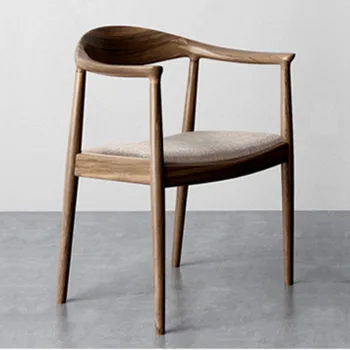 Винтажные обеденные стулья с мягкой обивкой, деревянные Дизайнерские стулья в скандинавском стиле для гостиной, реплика мебели для столовой Sedie Sala Da Pranzo