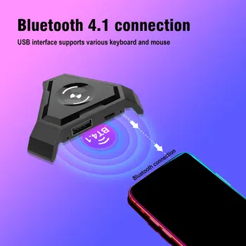 Геймпад для мобильного телефона, игровая клавиатура, мышь, конвертер, адаптер для геймеров Bluetooth 5 0