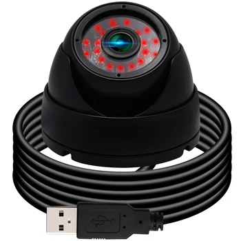 Глобальный затвор 1080P 90 кадров в секунду Высокоскоростная Наружная Водонепроницаемая Веб-камера Aptina AR0234 Mini Dome USB Camera для Высокоскоростной съемки движения