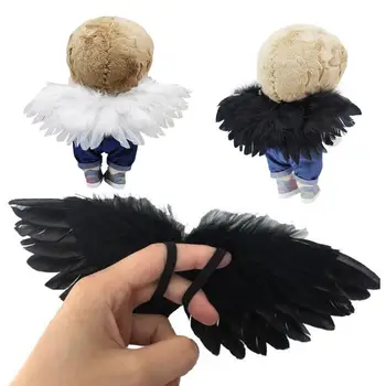 Декор крыла куклы своими руками, износостойкий орнамент в виде крыла Ангела, Небьющийся Красочный декор в виде крыла белой куклы