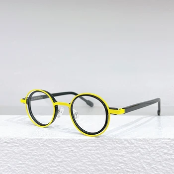 Дизайнерские оправы для очков для мужчин, Близорукость для чтения, женщины, Персонализированные очки, очки 76859, Мужские Оптические оправы для очков, женщины