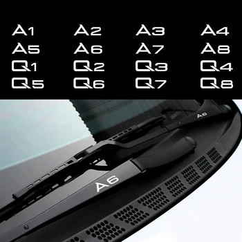Для Audi A1 A2 A3 A4 A5 A6 A7 A8 Q1 Q2 Q3 Q4 Q5 Q6 Q7 Q8 Украшение Дверной Ручки Автомобиля Наклейка Креативный Стеклоочиститель Зеркало Виниловые Наклейки