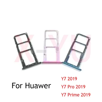 Для Huawei Y7 2019/Y7 Prime 2019/Y7 Pro 2019 Держатель Лотка Для SIM-карты Слот Адаптера Запасные Части Для Ремонта