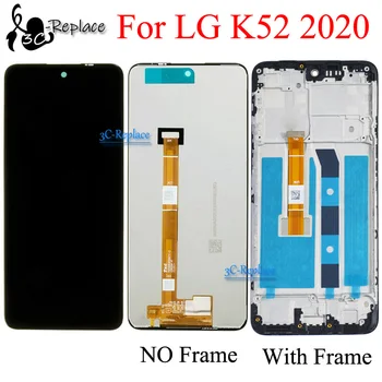 Для LG K Series K52 2020 K520 K520E K520Y K520H K520BMW K520EMW LMK520 ЖК-дисплей С Сенсорным Экраном и Цифровым Преобразователем В сборе / С рамкой