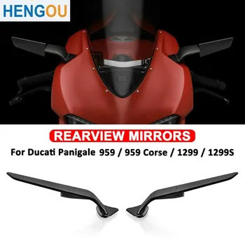 Для Panigale 959 Corse 16-19 PANIGALE 1299 S 15-18 Новое Мотоциклетное Зеркало С Ветровым Крылом Регулируемое Вращающееся Зеркало Заднего Вида