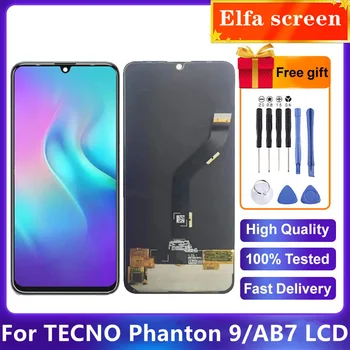Для Tecno Phantom 9 AB7 LCD Оригинальный материал AMOLED ЖКэкран и дигитайзер в полной сборке