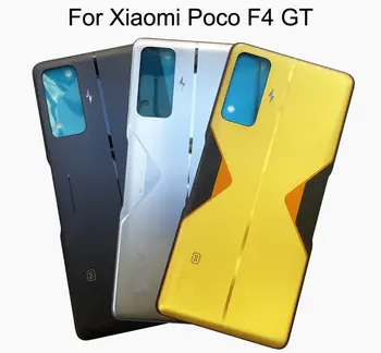 Для Xiaomi Poco F4 GT 6,67 дюймов Оригинальная Стеклянная Задняя Крышка Батарейного Отсека Корпус Задней Двери Замена Дверного Чехла