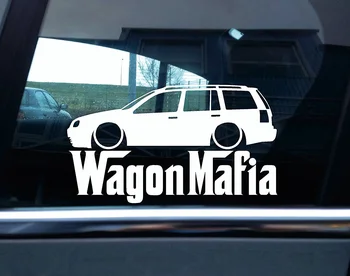 Для заниженного VW Golf MK4 универсал Наклейка с силуэтом мафии для стайлинга автомобилей