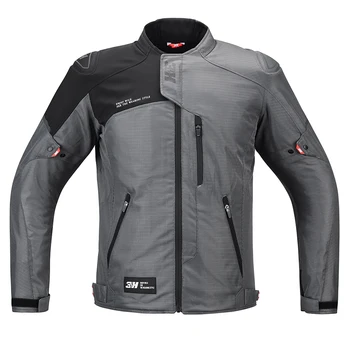 Дышащая мотоциклетная куртка, защита от падения, Мотоциклетное снаряжение, Износостойкая одежда для мотокросса, Светоотражающее мужское байкерское пальто M-4XL