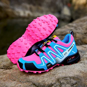 Женская обувь Брендовые качественные женские кроссовки для бега, женские скоростные кроссовки, сверхлегкие противоскользящие теннисные туфли, женские кроссовки для спортивной обуви