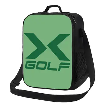 Женская сумка для ланча с логотипом Golf X, Термоохладитель, Ланч-бокс для детей, школьников