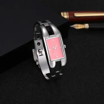 Женские часы-браслет UTHAI L33 Корейского производства, легкие, роскошные, из нержавеющей стали, модные, повседневные, простые кварцевые часы для девочек в стиле ретро