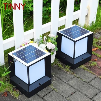 Жестяные солнечные современные настенные наружные кубические светодиодные водонепроницаемые светильники для домашнего сада
