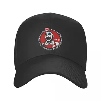 Забавная бейсболка Captain Spaulding Мужская женская Дышащая шляпа House of 1000 Corpses для папы Уличная одежда Snapback Caps
