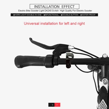 Замена звукового переключателя контроллера Универсальный 12 В-72 В 1500 мм Велосипед, черные велосипедные детали, Передний фонарь, совершенно новый