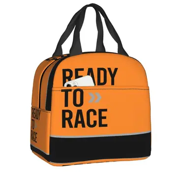 Изготовленная на заказ сумка для ланча, готовая к гонке, женская Теплая сумка-холодильник, изолированный ланч-бокс для детей, Школьные Рабочие сумки для пикника с едой