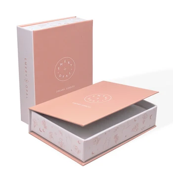 индивидуальный дизайн SENCAI Необычного цвета Маленькая бумажнокартонная коробка для упаковки ювелирных изделий с логотипом