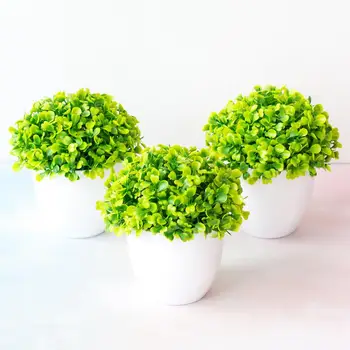 Искусственное растение, реалистичная экологичная имитация растения, имитация листьев в форме сердца, Бонсай для дома