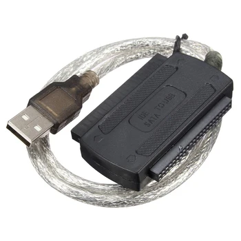 Кабель-конвертер USB 2.0 для адаптера IDE SATA Кабель-адаптер жесткого диска для ПК 2,5 