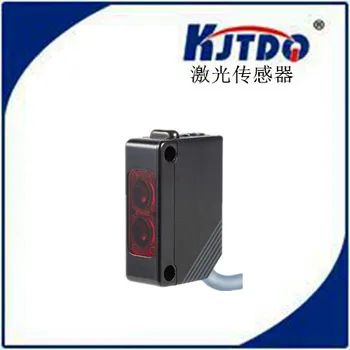 Квадратный лазерный датчик Kjtdq/kekit Трехпроводной 24 В постоянного тока Pnp Без фотоэлектрического переключателя Диффузное отражение
