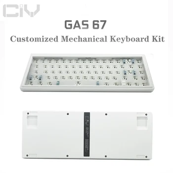 Комплект игровой механической клавиатуры ZUOYA GAS67 Hot Swap RGB с проводной поддержкой, конструкция прокладки 