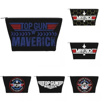 Косметичка Maverick Top Gun для женщин, косметический органайзер для путешествий, сумки для хранения туалетных принадлежностей Kawaii Film