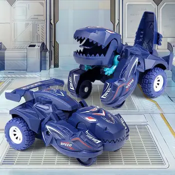 Креативный автомобиль с деформацией динозавра, автомобили динозавров, объединенные в один трансформер, модели динозавров, автомобильные игрушки, транспортные средства для трюков, игрушечные подарки