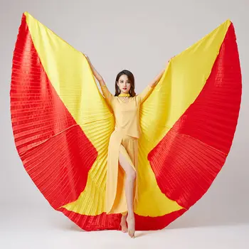 Крылья Исиды, Египетский парад танца живота, косплей, Необычный Ангел, Уникальные двухцветные костюмы с отстрочкой 