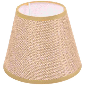 Крышка абажура в деревенском стиле из легкой ткани из мешковины Домашние шторы Детские винтажные настенные светильники