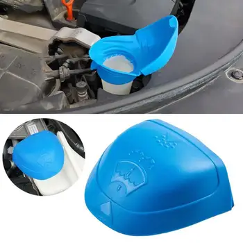 Крышка бачка для жидкости стеклоомывателя, синий стеклоочиститель, крышка для хранения воды, Пластиковая крышка для Audi, Volkswagen SKODAs