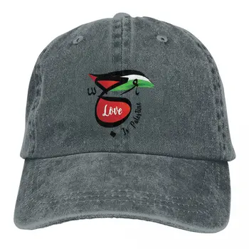 Летняя кепка с солнцезащитным козырьком Love Is Palestine С арабской каллиграфией И палестинскими хип-хоп кепками, Ковбойская шляпа Free Palestine, остроконечная шляпа