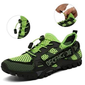 Летняя уличная нескользящая походная обувь, мужская дышащая пляжная обувь для пробежек, тренировочные кроссовки Caminhadas, треккинговая обувь для женщин