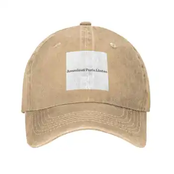 Логотип Ammirati Puris Lintas Модная качественная Джинсовая кепка Вязаная шапка Бейсболка