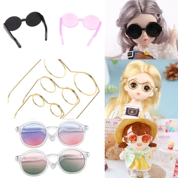 Милые кукольные очки, кукольный домик, миниатюрные красочные очки, Классные очки, Игрушечные аксессуары разного размера