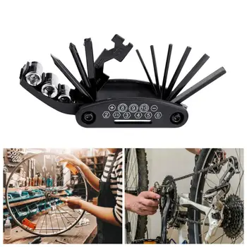 Многофункциональный набор инструментов для велосипеда, универсальный складной гаечный ключ с шестигранными спицами, набор инструментов для ремонта горных шоссейных велосипедов
